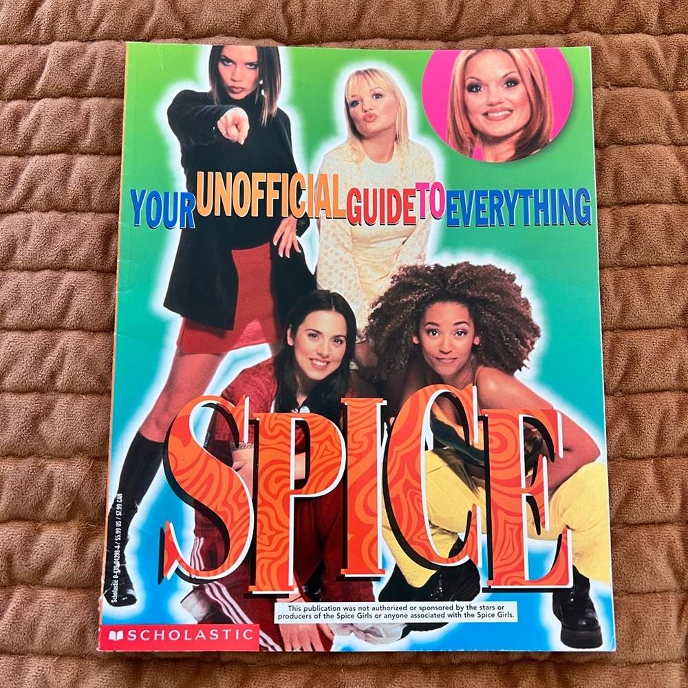 Y2K vintage 90s Spice Girls Unofficial Guide Book
